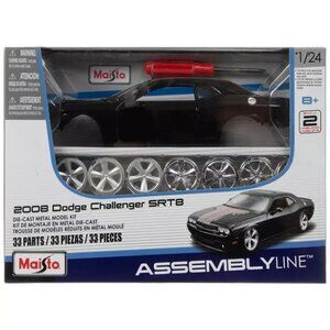 Maisto Assembly Line 2008 Dodge Challenger SRT8 Scale Die-Cast Model Car Kit
